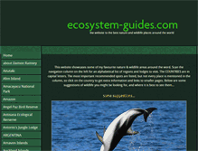Tablet Screenshot of ecosystem-guides.com